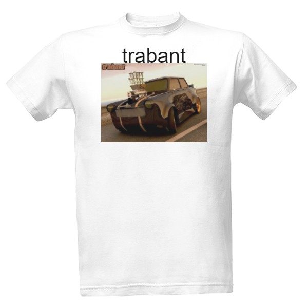 Tričko s potiskem Nový produkt pánská trika trabant